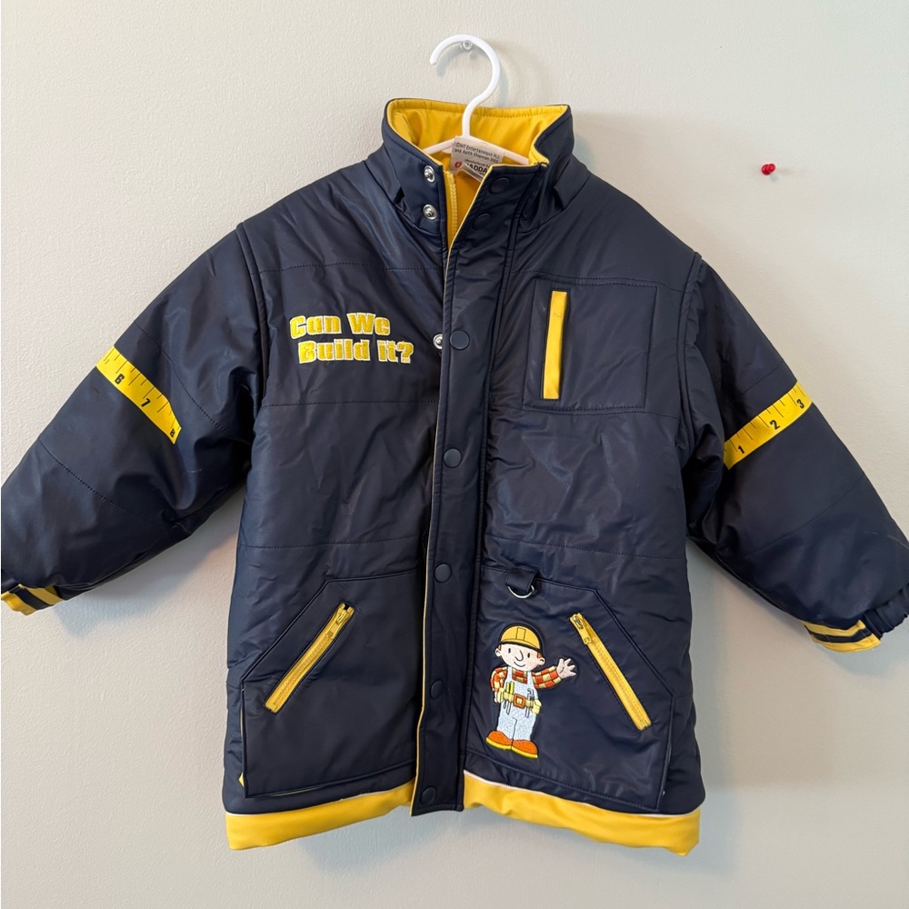 Vintage Bob the Builder Puffer Jacket